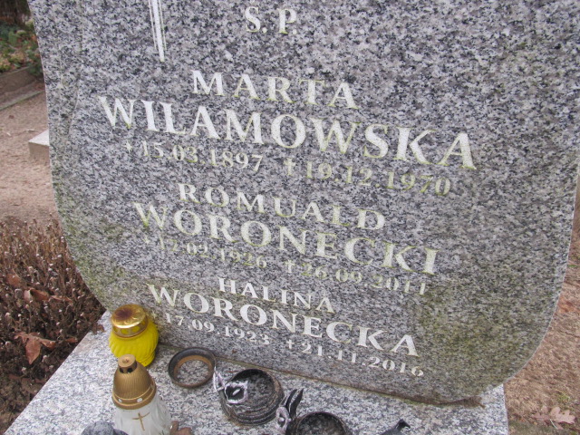 Halina WORONECKA 1923 Słupsk - Grobonet - Wyszukiwarka osób pochowanych