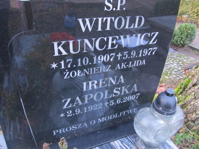 Witold KUNCEWICZ 1907 Słupsk - Grobonet - Wyszukiwarka osób pochowanych