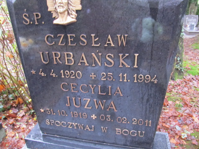 Czesław URBAŃSKI 1920 Słupsk - Grobonet - Wyszukiwarka osób pochowanych