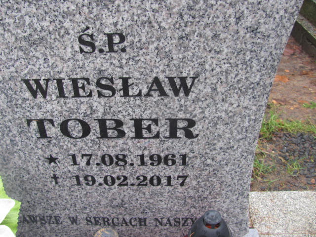 Wiesław TOBER 1961 Słupsk - Grobonet - Wyszukiwarka osób pochowanych