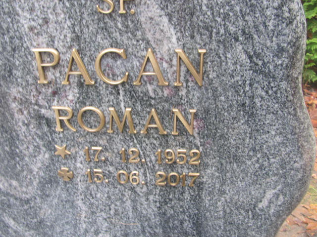 Roman PACAN 1952 Słupsk - Grobonet - Wyszukiwarka osób pochowanych