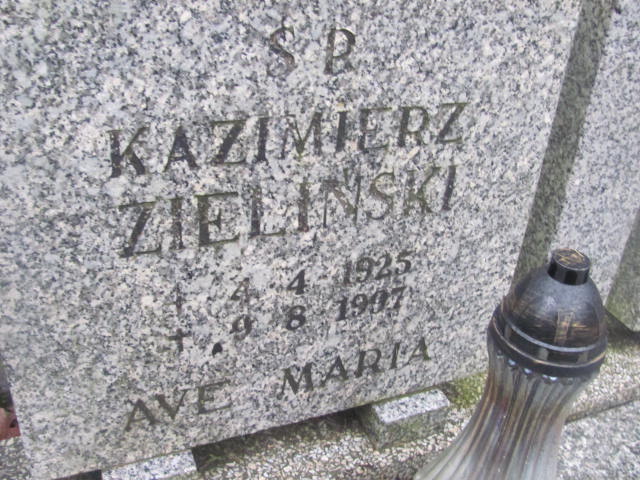 Kazimierz ZIELIŃSKI 1925 Słupsk - Grobonet - Wyszukiwarka osób pochowanych