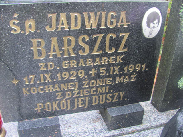 Jadwiga BARSZCZ 1929 Słupsk - Grobonet - Wyszukiwarka osób pochowanych