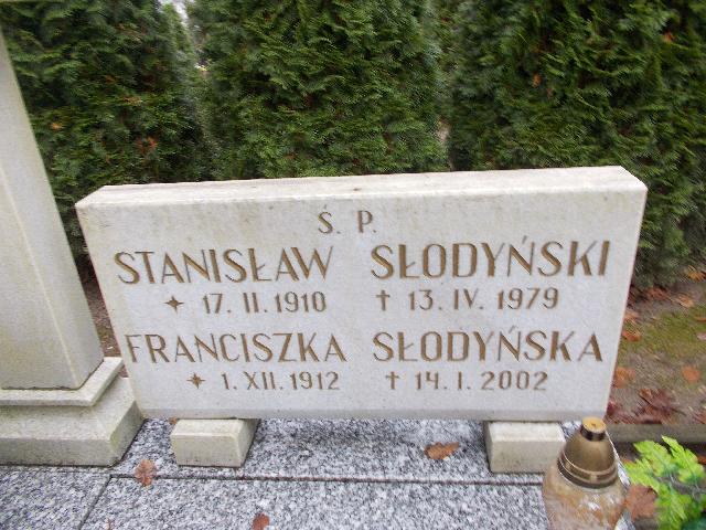 Stanisław SŁODYŃSKI 1910 Słupsk - Grobonet - Wyszukiwarka osób pochowanych