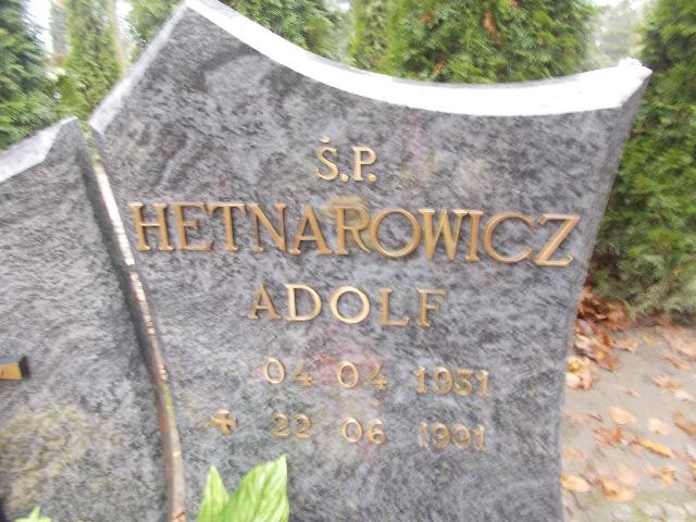 Adolf HETNAROWICZ 1931 Słupsk - Grobonet - Wyszukiwarka osób pochowanych