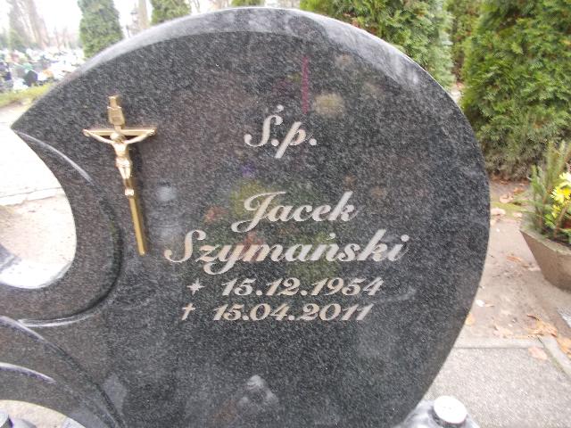 Jacek SZYMAŃSKI 1954 Słupsk - Grobonet - Wyszukiwarka osób pochowanych