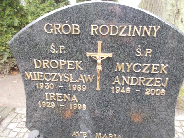 Andrzej MYCZEK 1946 Słupsk - Grobonet - Wyszukiwarka osób pochowanych