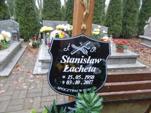 Stanisław ŁACHETA 1950 Słupsk - Grobonet - Wyszukiwarka osób pochowanych
