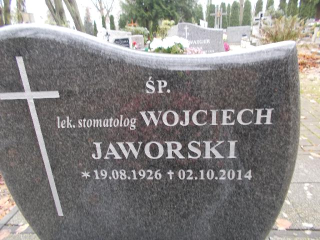 Wojciech JAWORSKI 1926 Słupsk - Grobonet - Wyszukiwarka osób pochowanych