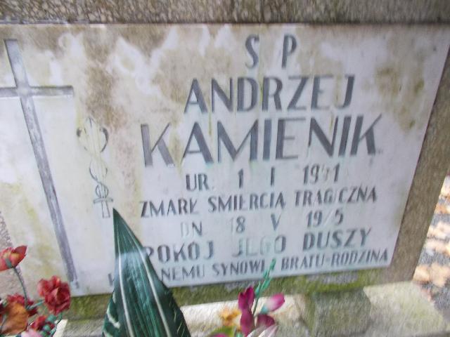 Andrzej Kamiennik 1951 Słupsk - Grobonet - Wyszukiwarka osób pochowanych