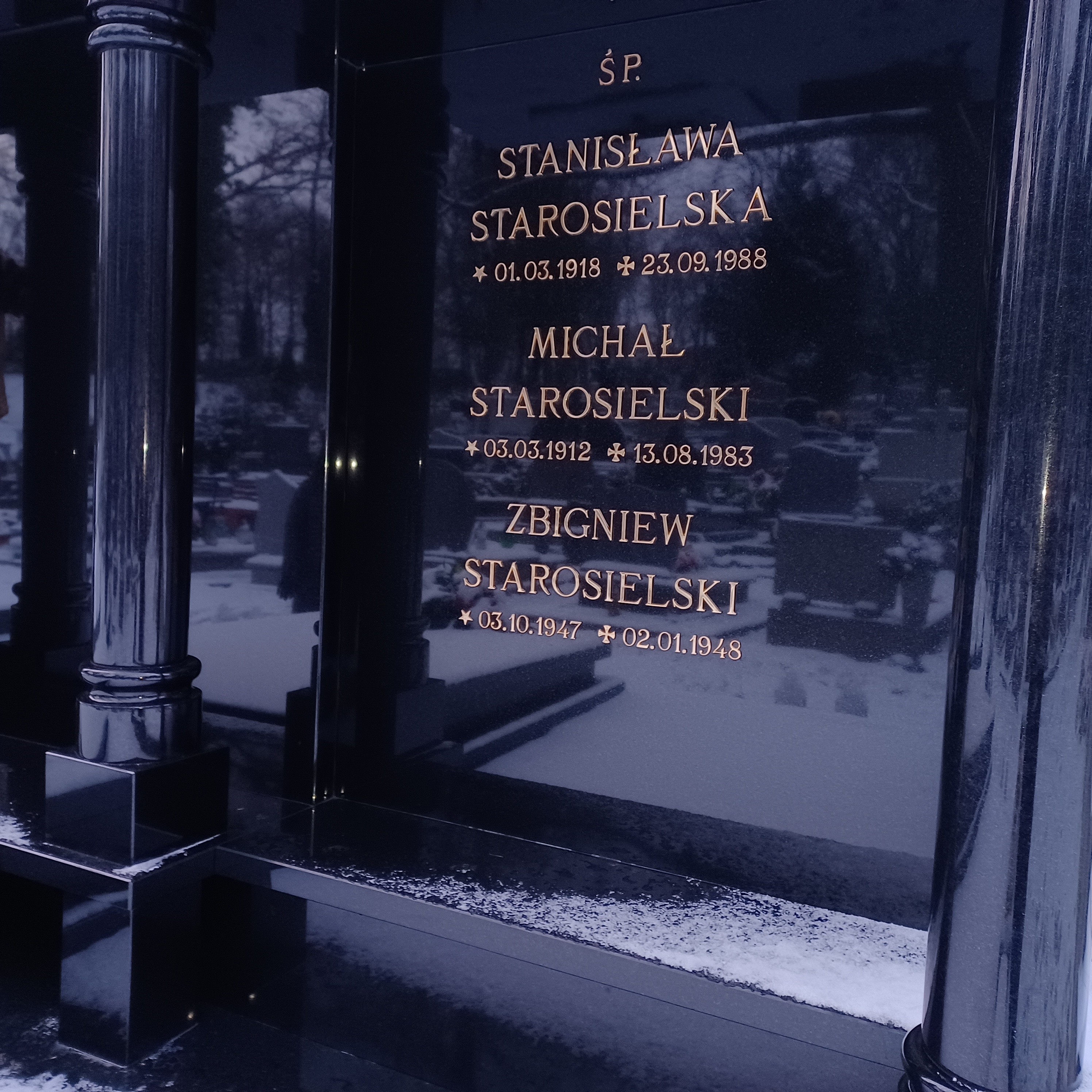 Grób MICHAŁ STAROSIELSKI