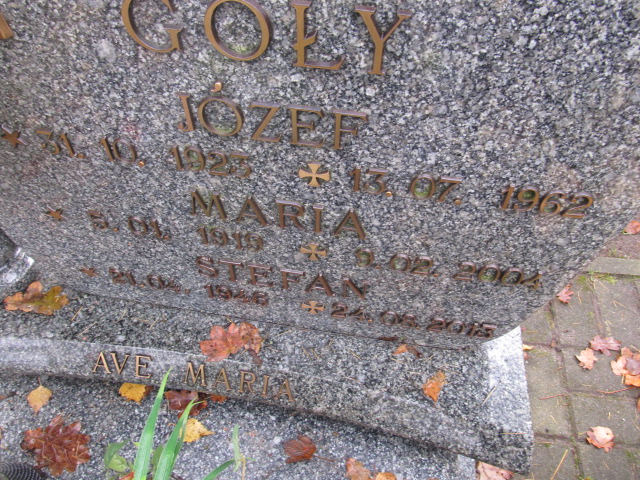 Józef GOŁY 1923 Słupsk - Grobonet - Wyszukiwarka osób pochowanych