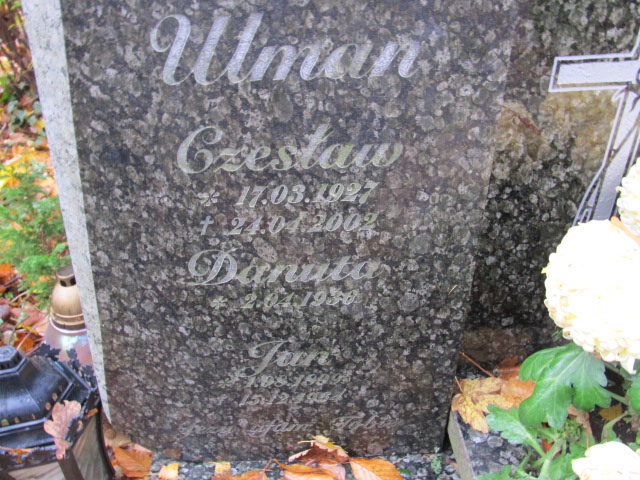 Jan Ulman 1899 Słupsk - Grobonet - Wyszukiwarka osób pochowanych