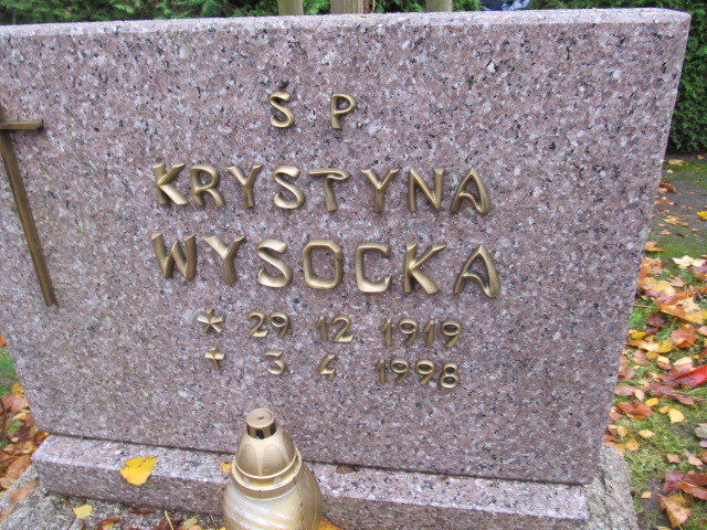 Krystyna WYSOCKA 1919 Słupsk - Grobonet - Wyszukiwarka osób pochowanych