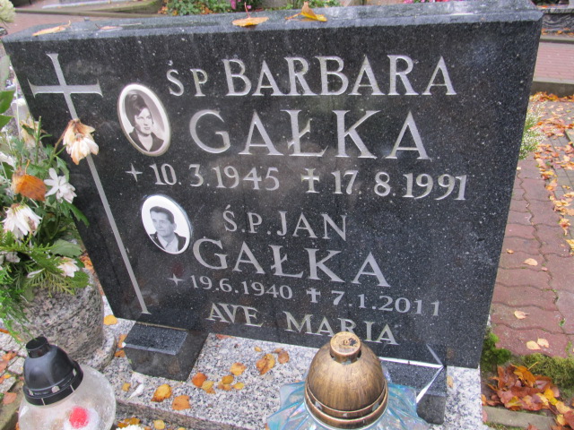 Barbara Gałka 1945 Słupsk - Grobonet - Wyszukiwarka osób pochowanych
