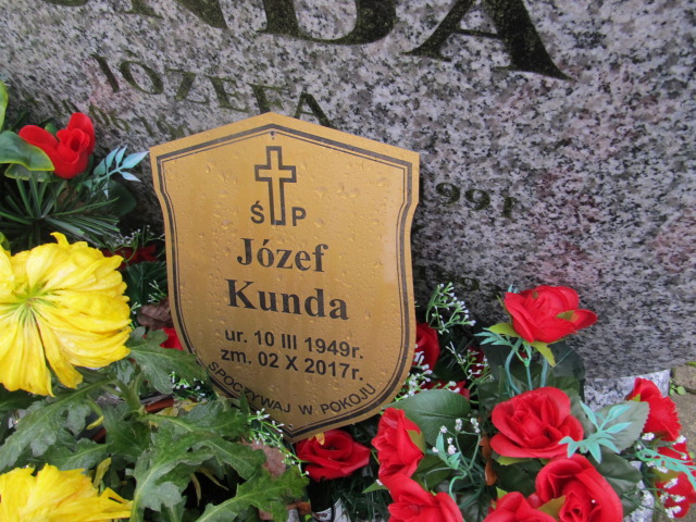Józef KUNDA 1949 Słupsk - Grobonet - Wyszukiwarka osób pochowanych