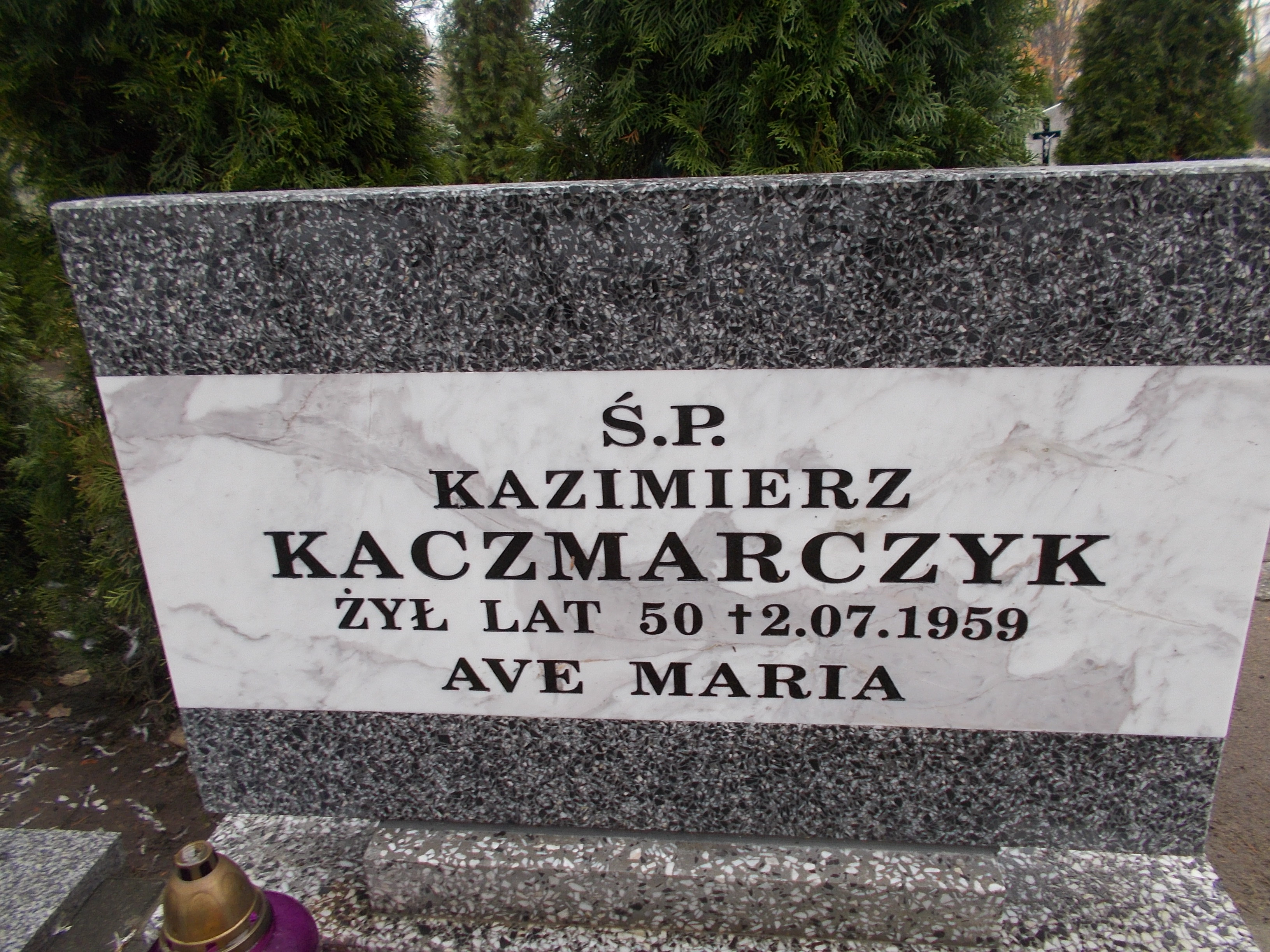 Kazimierz KACZMARCZYK 1909 Słupsk - Grobonet - Wyszukiwarka osób pochowanych