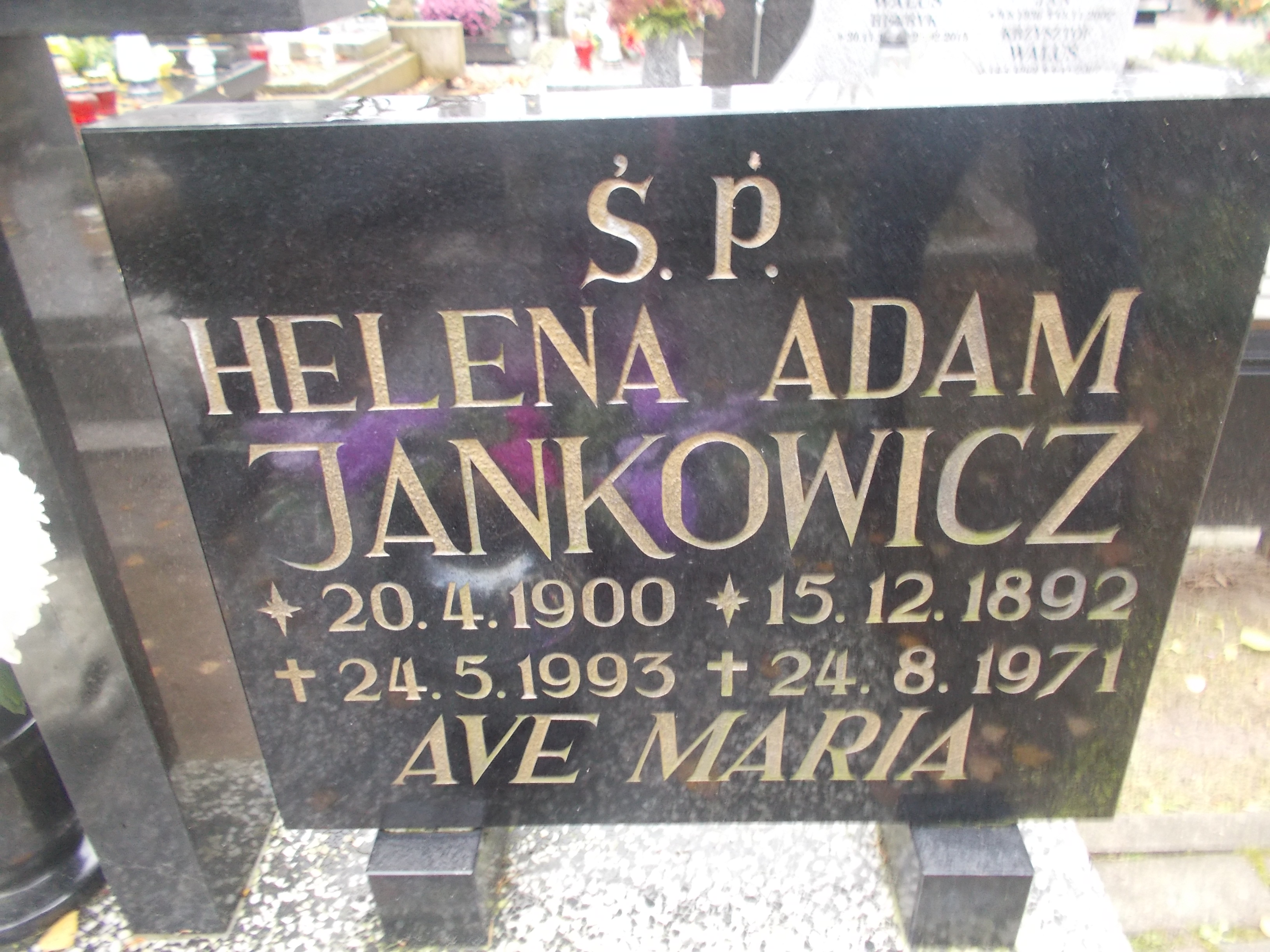 Adam Jankowicz 1892 Słupsk - Grobonet - Wyszukiwarka osób pochowanych