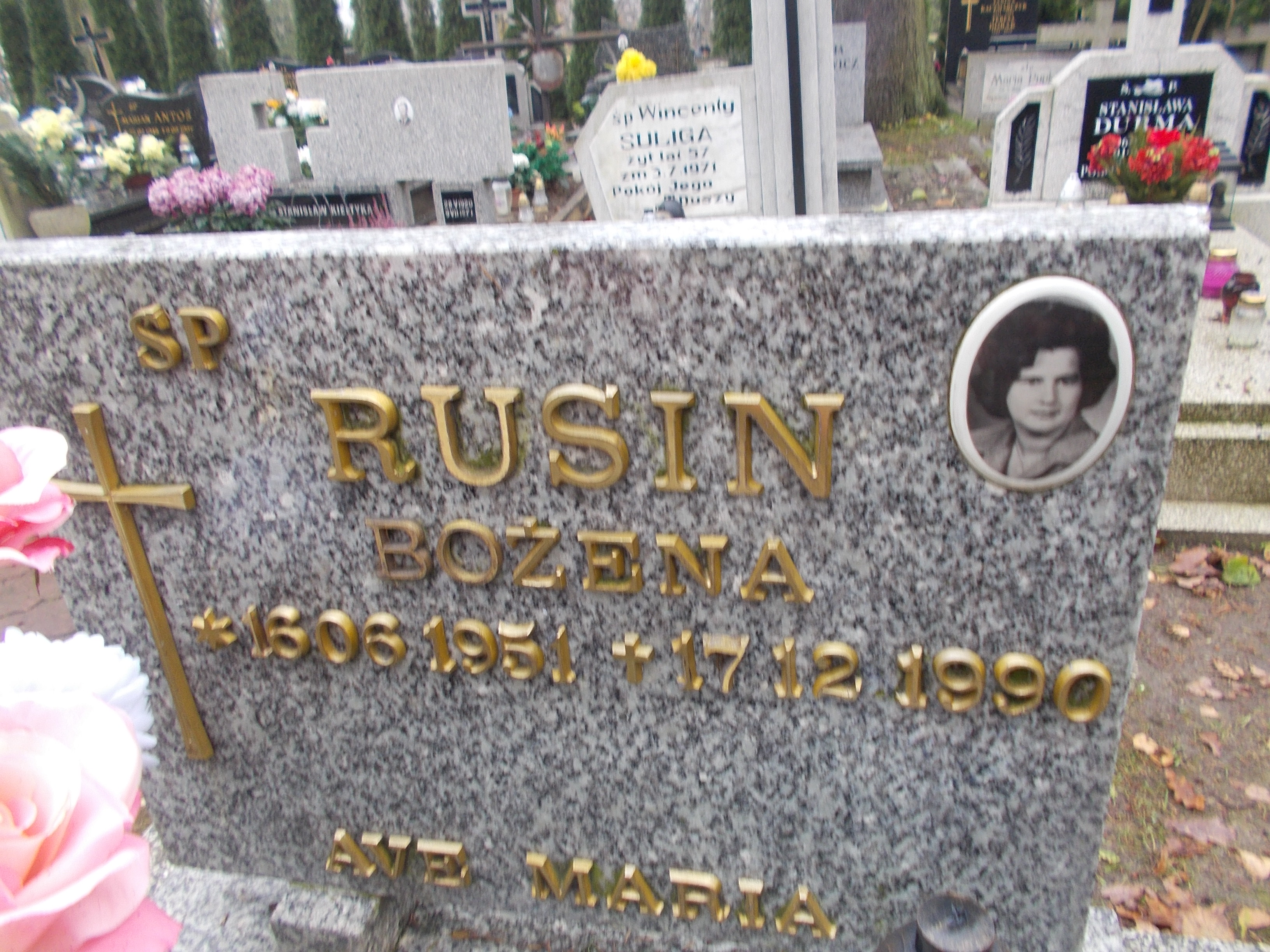 Bożena Rusin 1951 Słupsk - Grobonet - Wyszukiwarka osób pochowanych