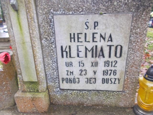 Helena Klemiato 1912 Słupsk - Grobonet - Wyszukiwarka osób pochowanych