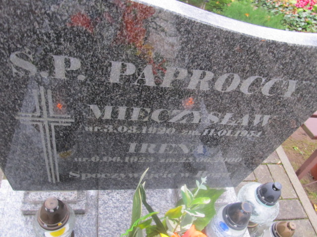 Irena PAPROCKA 1923 Słupsk - Grobonet - Wyszukiwarka osób pochowanych