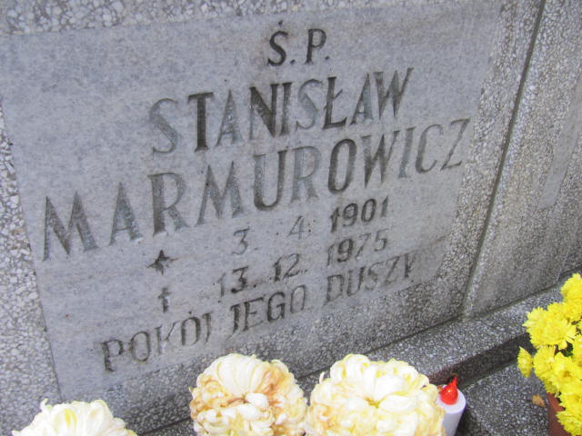 Stanisław MARMUROWICZ 1901 Słupsk - Grobonet - Wyszukiwarka osób pochowanych