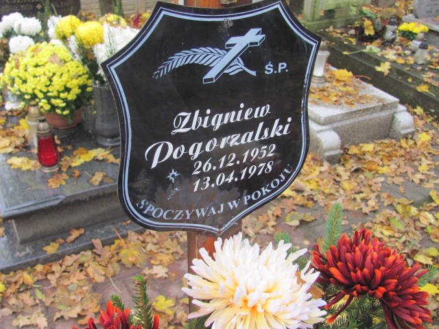 Zbigniew POGORZALSKI 1952 Słupsk - Grobonet - Wyszukiwarka osób pochowanych