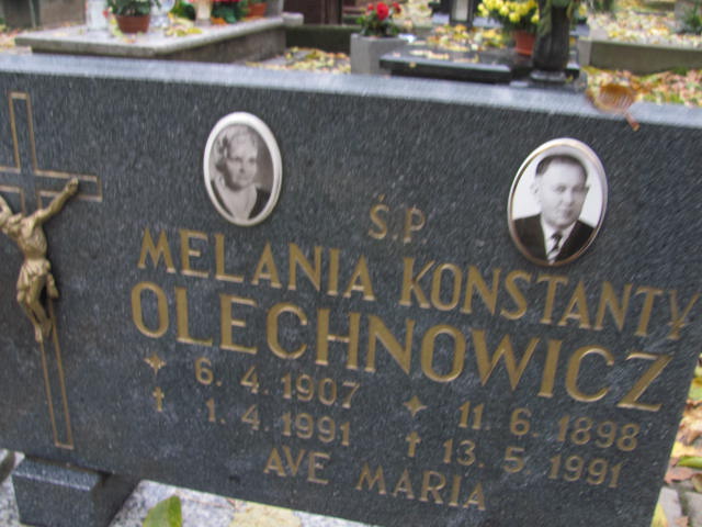 Melania OLECHNOWICZ 1907 Słupsk - Grobonet - Wyszukiwarka osób pochowanych