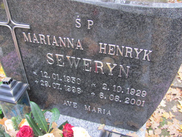 Henryk SEWERYN 1929 Słupsk - Grobonet - Wyszukiwarka osób pochowanych