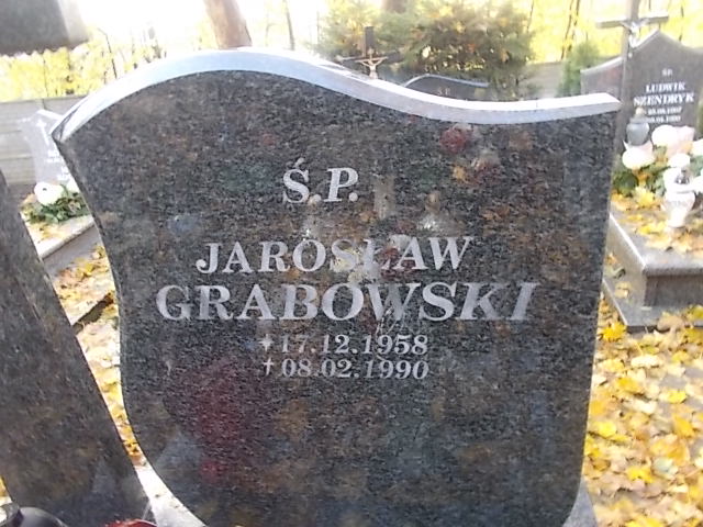 Jarosław GRABOWSKI 1958 Słupsk - Grobonet - Wyszukiwarka osób pochowanych