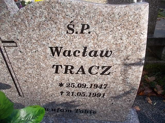 Wacław TRACZ 1947 Słupsk - Grobonet - Wyszukiwarka osób pochowanych