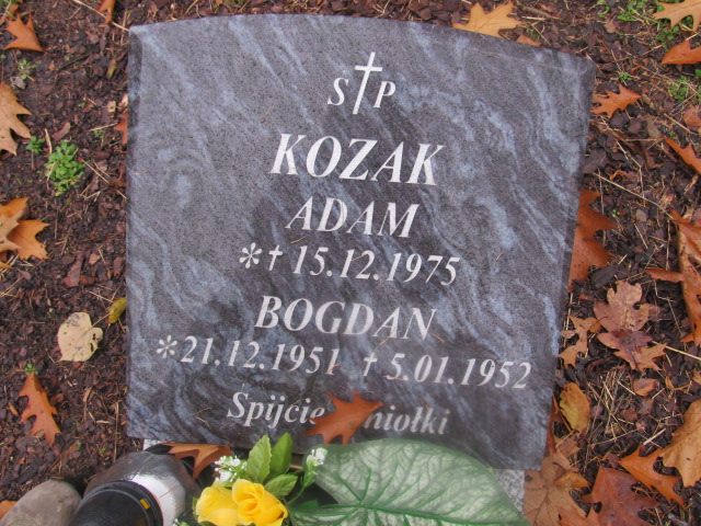 Adam KOZAK 1975 Słupsk - Grobonet - Wyszukiwarka osób pochowanych