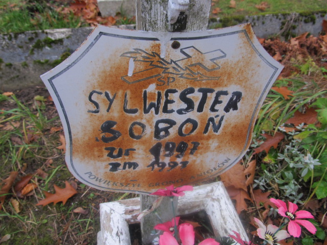 Sylwester SOBOŃ 1997 Słupsk - Grobonet - Wyszukiwarka osób pochowanych