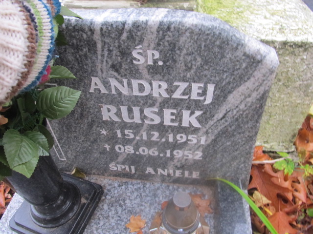 Andrzej RUSEK 1951 Słupsk - Grobonet - Wyszukiwarka osób pochowanych