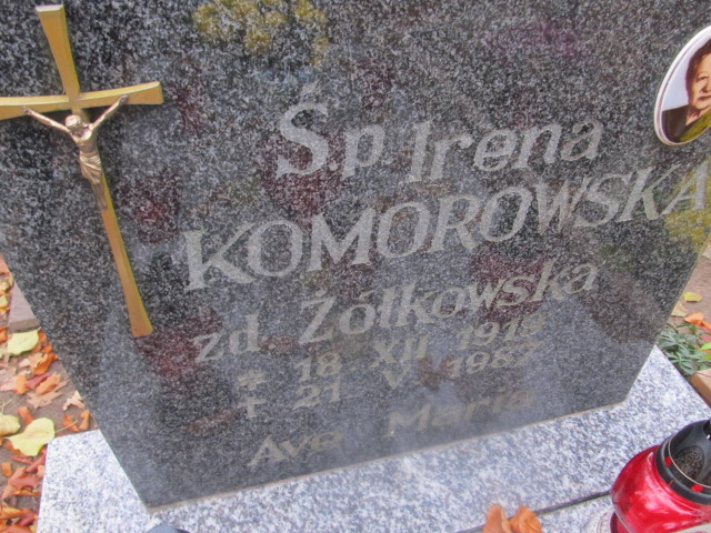 Irena KOMOROWSKA 1919 Słupsk - Grobonet - Wyszukiwarka osób pochowanych