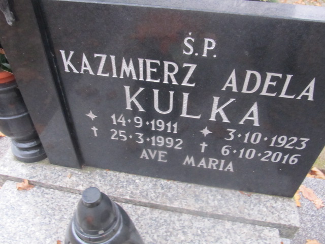 Adela KULKA 1923 Słupsk - Grobonet - Wyszukiwarka osób pochowanych