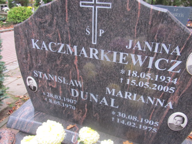 Janina KACZMARKIEWICZ 1934 Słupsk - Grobonet - Wyszukiwarka osób pochowanych
