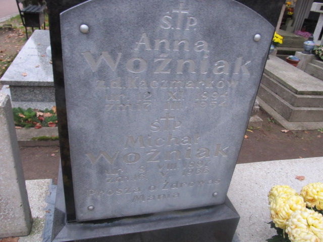 Michał Woźniak 1897 Słupsk - Grobonet - Wyszukiwarka osób pochowanych