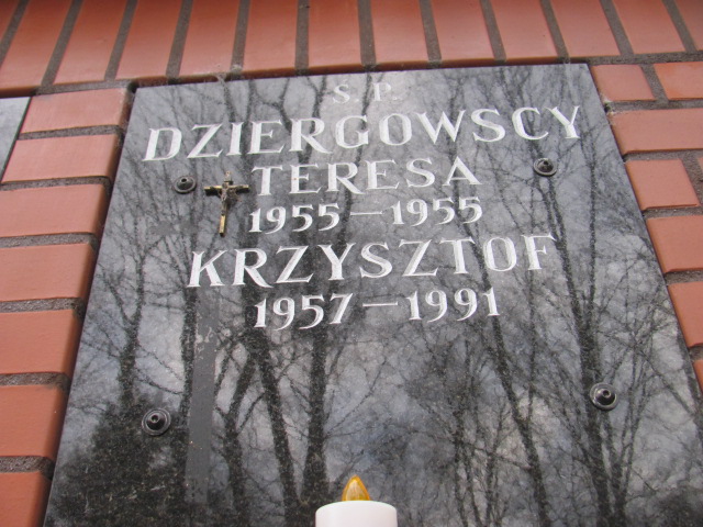 Krzysztof DZIERGOWSKI 1957 Słupsk - Grobonet - Wyszukiwarka osób pochowanych