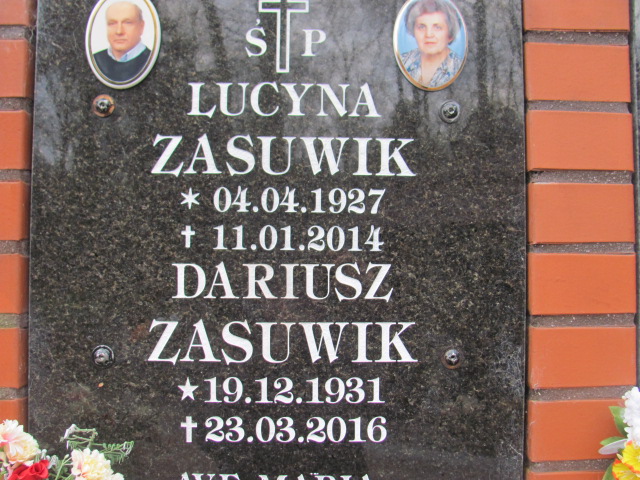 Lucyna ZASUWIK 1927 Słupsk - Grobonet - Wyszukiwarka osób pochowanych