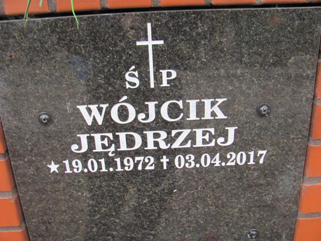Jędrzej WÓJCIK 1972 Słupsk - Grobonet - Wyszukiwarka osób pochowanych