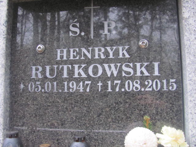 Henryk RUTKOWSKI 1947 Słupsk - Grobonet - Wyszukiwarka osób pochowanych