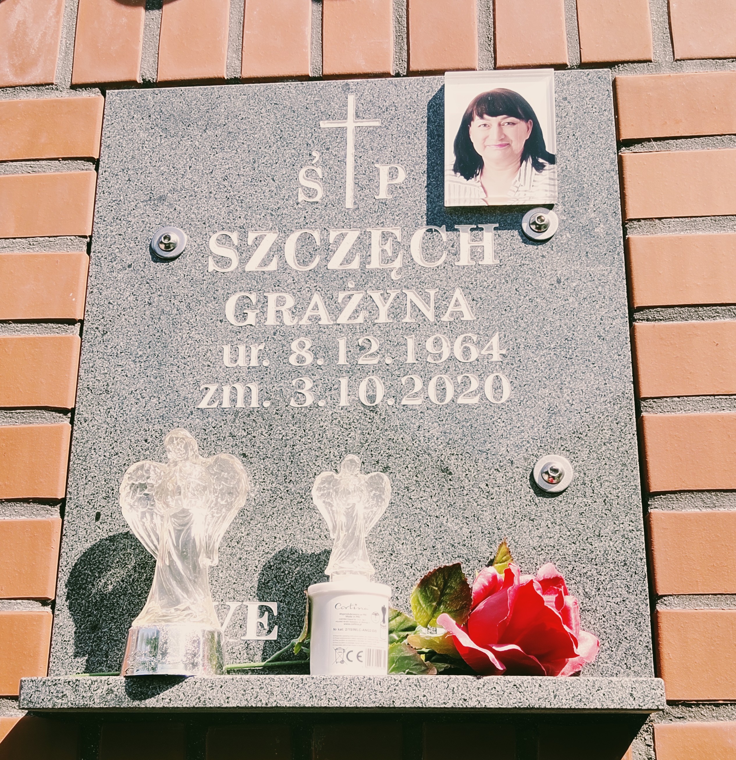 Grażyna SZCZĘCH 1964 Słupsk - Grobonet - Wyszukiwarka osób pochowanych