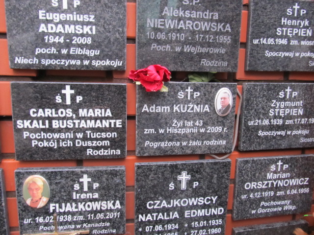 Aleksandra Niewiarowska 1910 Słupsk - Grobonet - Wyszukiwarka osób pochowanych