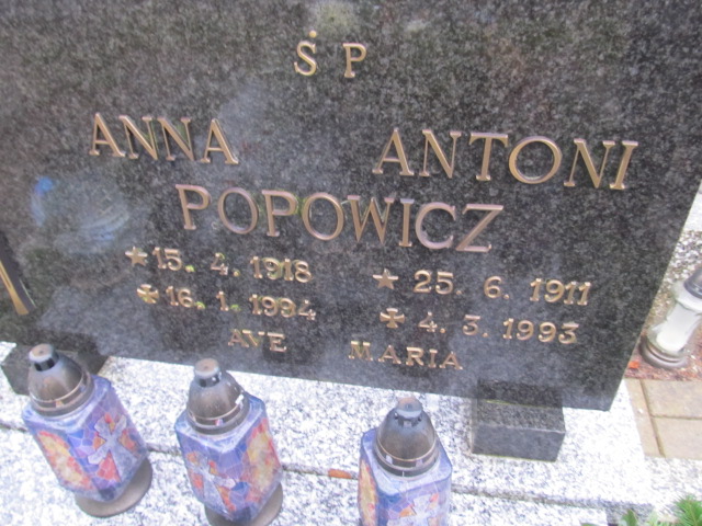 Anna POPOWICZ 1918 Słupsk - Grobonet - Wyszukiwarka osób pochowanych