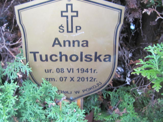 Anna TUCHOLSKA 1941 Słupsk - Grobonet - Wyszukiwarka osób pochowanych