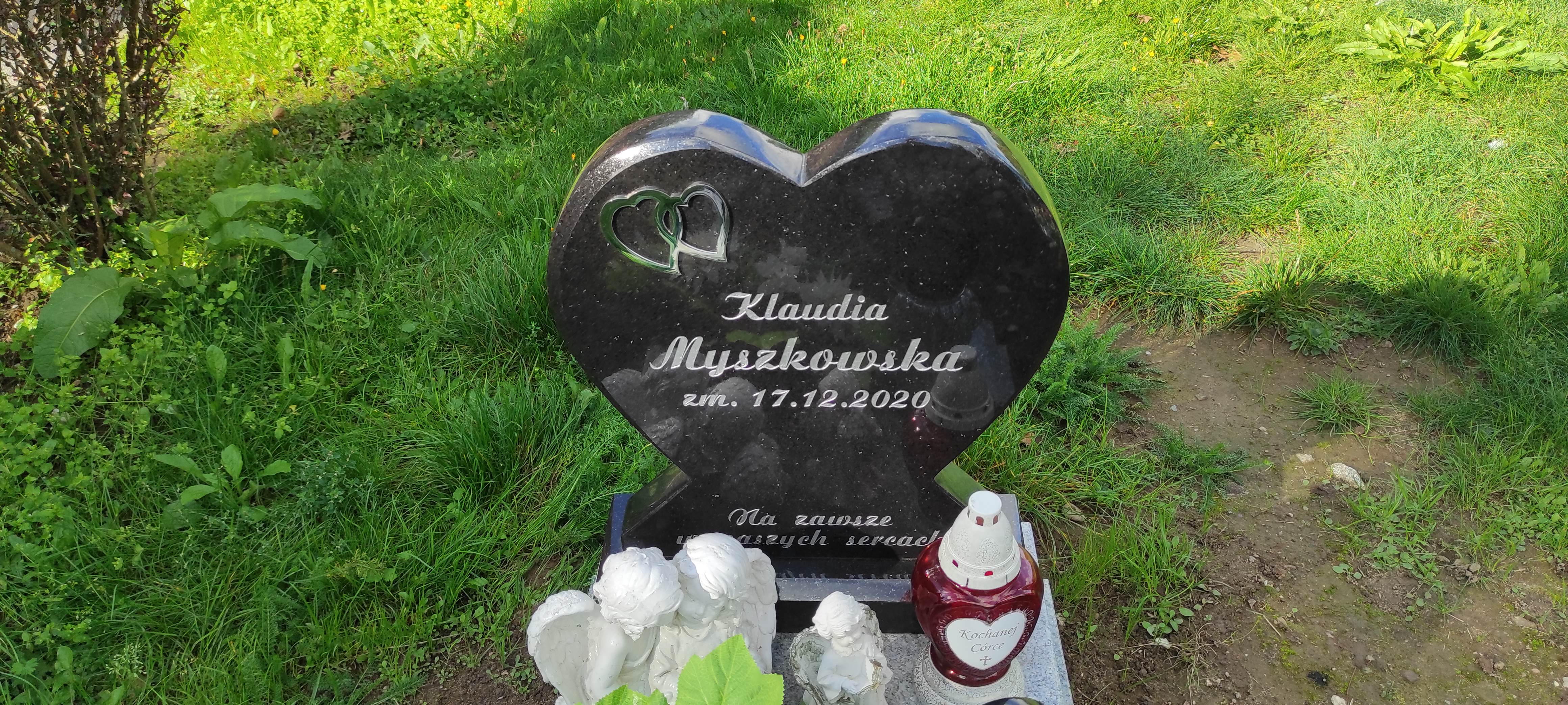 Klaudia MYSZKOWSKA 2020 Słupsk - Grobonet - Wyszukiwarka osób pochowanych