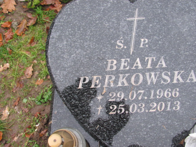 Beata PERKOWSKA 1966 Słupsk - Grobonet - Wyszukiwarka osób pochowanych