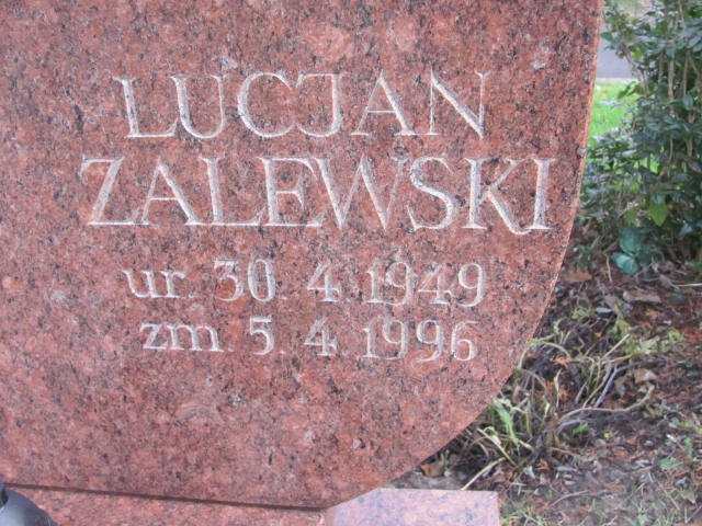 Lucjan ZALEWSKI 1949 Słupsk - Grobonet - Wyszukiwarka osób pochowanych