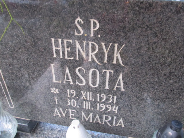 Henryk Lasota 1931 Słupsk - Grobonet - Wyszukiwarka osób pochowanych
